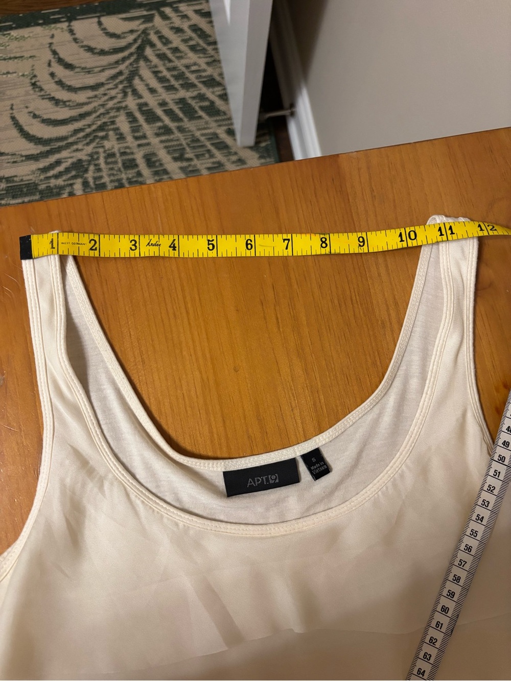 Cream and Yellow Layered Ruffle Tank - Picture 6 of 8